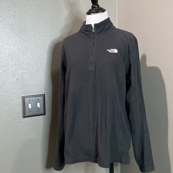The North Face Zip Up Black Fleece Jacket - Picture 1 of 10